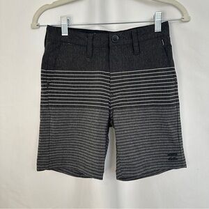 Billabong Crossfire Boys Size 24 Casual Striped Shorts Flat Front Submersibles‎